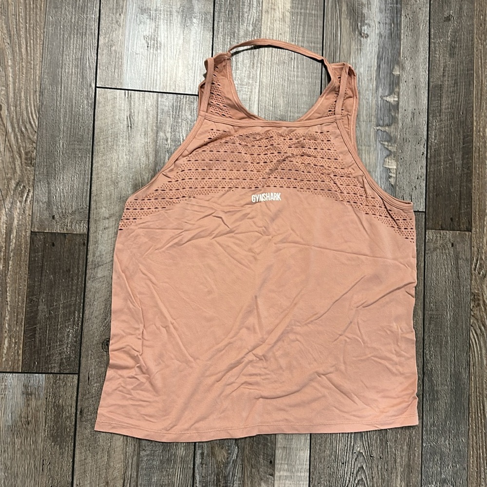 Women's rose Gymshark Tank Top - Picture 2 of 2